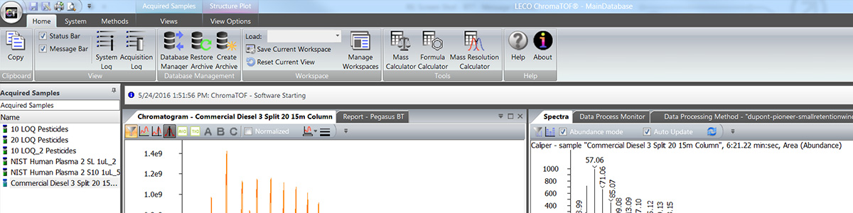 ChromaTOF Software - LECO  - Options Scientific Analytical Instruments -  - 